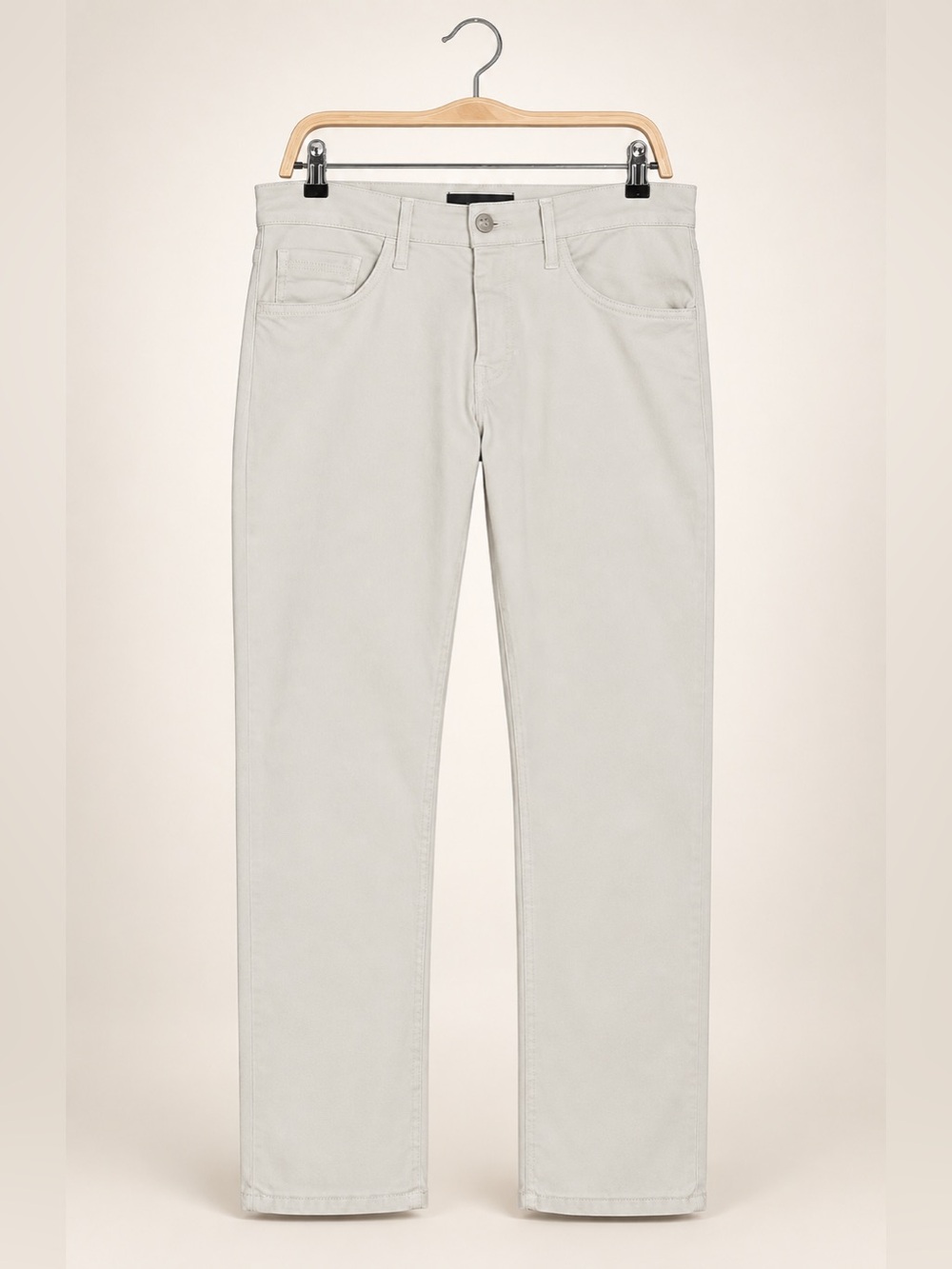 Mavi Jake Men's Straight-Leg Jeans in Light Gray Size 44x32 NWT